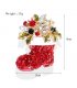 SB399 - Christmas Sock Saree Brooch